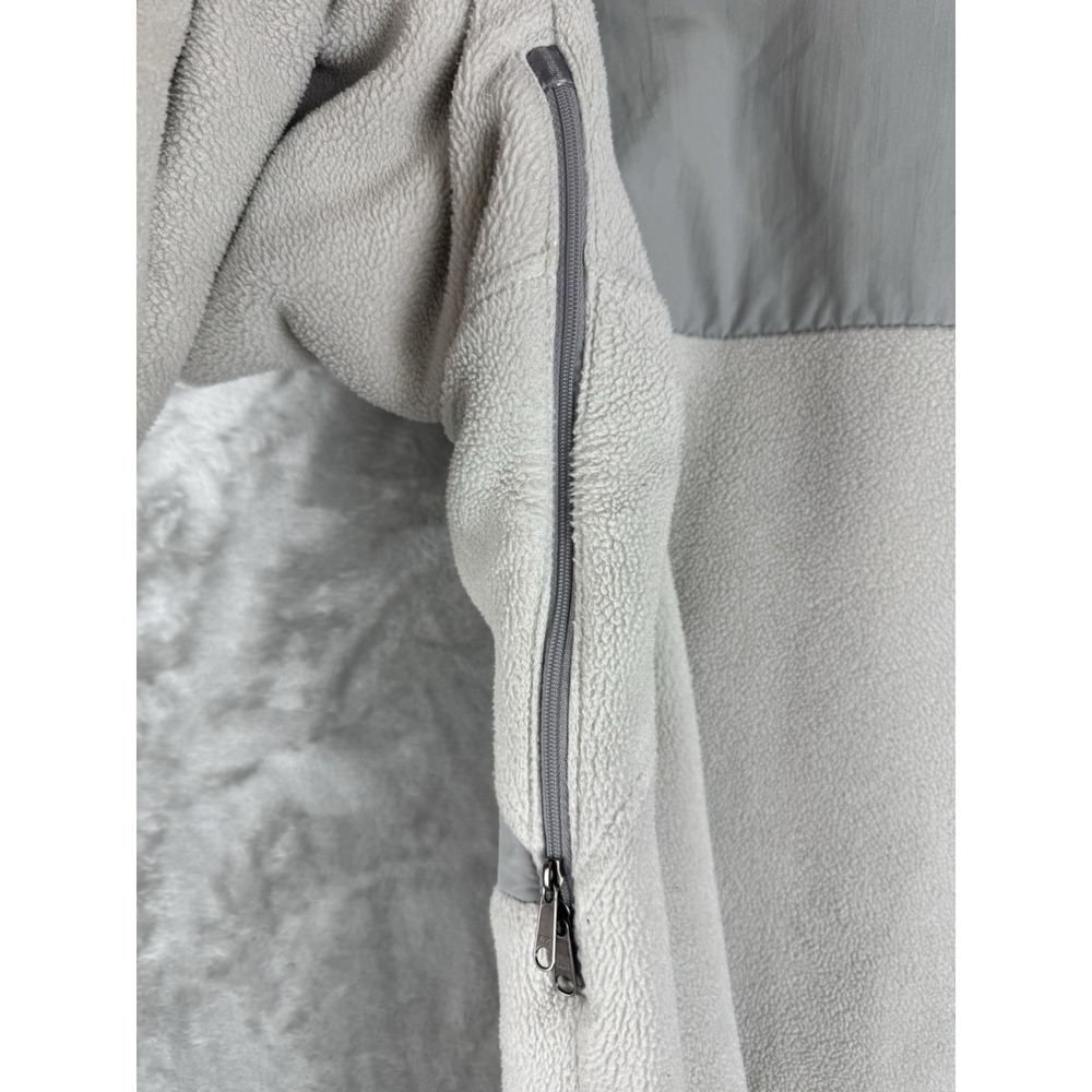 North Face Jacket Grey Denali Fleece Full Zip‎ Womens Small Tech Pocket Hiking - Picture 9 of 16